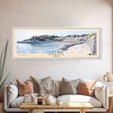 Paxos, Greece Watercolor Beach Print, Vacation Gift, Greece Wall Art, Beach Painting, Beach Decor, Beach Painting