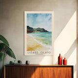 Lizard Island, Australia Watercolor Beach Print, Vacation Gift, Australia Wall Art, Beach Painting, Beach Decor, Beach Painting