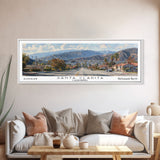 Santa Clarita California Travel Poster, Framed Canvas Print, Wall Art, Home Decor, Travel Print, Living Room Art, Artistic Gift