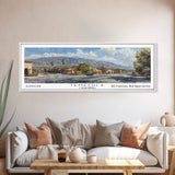 Temecula California Travel Poster, Framed Canvas Print, Wall Art, Home Decor, Travel Gift, Living Room Art, Retro Style Art