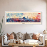 Adana Turkey Travel Art, City Art, Framed Canvas Print or Metal Wall Art, Europe Travel Poster, Panoramic Wall Art, Extra Wide Wall Art