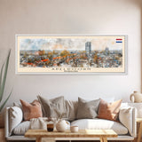 Apeldoorn Netherlands Travel Print Wall Art, Panoramic City Art, Travel Art, Wall Decor, Vacation Gift, Framed Canvas Print Or Metal Art