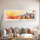 Bursa Turkey Travel Print Wall Art, Panoramic City Art, Travel Art, Wall Decor, Vacation Gift, Framed Canvas Print Or Metal Art