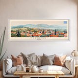 Peristeri Greece Travel Print Wall Art, Panoramic City Art, Travel Art, Wall Decor, Vacation Gift, Framed Canvas Print Or Metal Art