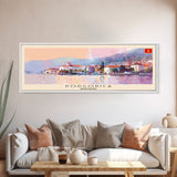 Podgorica Montenegro Travel Art, City Art, Framed Canvas Print or Metal Wall Art, Europe Travel Poster, Panoramic Wall Art, Extra Wide Wall Art