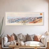 Gaziantep Turkey Wall Art, Panoramic Travel Poster, Panoramic Framed Canvas Print, City Wall Art, Wall Hanging Home Decor, Travel Art