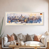 Khmelnytskyi Ukraine Travel Art, City Art, Framed Canvas Print or Metal Wall Art, Europe Travel Poster, Panoramic Wall Art, Extra Wide Wall Art