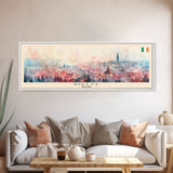 Kielce Poland Wall Art, Panoramic Travel Poster, Panoramic Framed Canvas Print, City Wall Art, Wall Hanging Home Decor, Travel Art