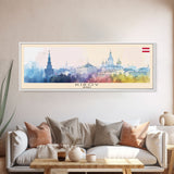 Kirov Russia Travel Art, City Art, Framed Canvas Print or Metal Wall Art, Europe Travel Poster, Panoramic Wall Art, Extra Wide Wall Art