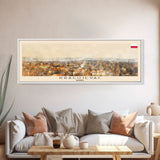 Kragujevac Serbia Travel Print Wall Art, Panoramic City Art, Travel Art, Wall Decor, Vacation Gift, Framed Canvas Print Or Metal Art