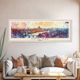 Novi Sad Serbia Travel Art, City Art, Framed Canvas Print or Metal Wall Art, Europe Travel Poster, Panoramic Wall Art, Extra Wide Wall Art