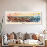 Orebro Sweden Travel Art, City Art, Framed Canvas Print or Metal Wall Art, Europe Travel Poster, Panoramic Wall Art, Extra Wide Wall Art