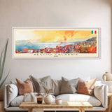 Reggio Calabria Italy Wall Art, Panoramic Travel Poster, Panoramic Framed Canvas Print, City Wall Art, Wall Hanging Home Decor, Travel Art