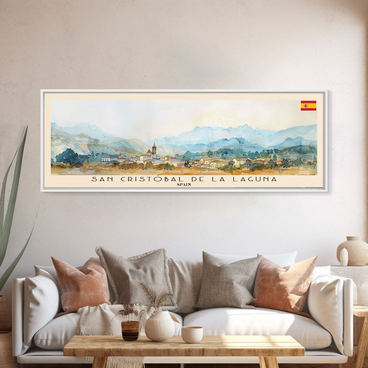 San Cristobal Dominican Republic Travel Art, City Art, Framed Canvas Print or Metal Wall Art, Europe Travel Poster, Panoramic Wall Art, Extra Wide Wall Art