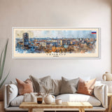 Tambov Russia Wall Art, Panoramic Travel Poster, Panoramic Framed Canvas Print, City Wall Art, Wall Hanging Home Decor, Travel Art