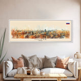 Tomsk Russia Wall Art, Panoramic Travel Poster, Panoramic Framed Canvas Print, City Wall Art, Wall Hanging Home Decor, Travel Art