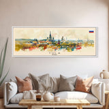 Tula Russia Travel Art, City Art, Framed Canvas Print or Metal Wall Art, Europe Travel Poster, Panoramic Wall Art, Extra Wide Wall Art