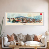 Sivas Turkey Travel Print Wall Art, Panoramic City Art, Travel Art, Wall Decor, Vacation Gift, Framed Canvas Print Or Metal Art