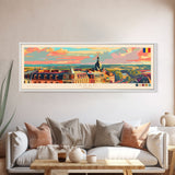 Arad Romania Travel Art, City Art, Framed Canvas Print or Metal Wall Art, Europe Travel Poster, Panoramic Wall Art, Extra Wide Wall Art