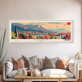 Batman TurkeyPanoramic Travel Poster, Framed Canvas Print or Metal Wall Art, Travel Art, Home Decor, Panoramic Painting, Midcentury Art