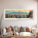 Bern Switzerland Travel Art, City Art, Framed Canvas Print or Metal Wall Art, Europe Travel Poster, Panoramic Wall Art, Extra Wide Wall Art