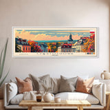 Czestochowa Poland Travel Art, City Art, Framed Canvas Print or Metal Wall Art, Europe Travel Poster, Panoramic Wall Art, Extra Wide Wall Art