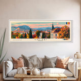 Galati Romania Travel Art, City Art, Framed Canvas Print or Metal Wall Art, Europe Travel Poster, Panoramic Wall Art, Extra Wide Wall Art