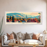 Kruševac Serbia Travel Art, City Art, Framed Canvas Print or Metal Wall Art, Europe Travel Poster, Panoramic Wall Art, Extra Wide Wall Art