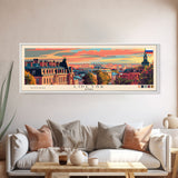 Lipetsk Russia Wall Art, Panoramic Travel Poster, Panoramic Framed Canvas Print, City Wall Art, Wall Hanging Home Decor, Travel Art