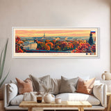 Lyubertsy Russia Travel Art, City Art, Framed Canvas Print or Metal Wall Art, Europe Travel Poster, Panoramic Wall Art, Extra Wide Wall Art