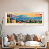 Magnitogorsk Russia Travel Print Wall Art, Panoramic City Art, Travel Art, Wall Decor, Vacation Gift, Framed Canvas Print Or Metal Art