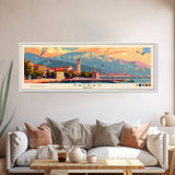 Patras Greece Travel Art, City Art, Framed Canvas Print or Metal Wall Art, Europe Travel Poster, Panoramic Wall Art, Extra Wide Wall Art