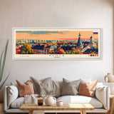 Penza Russia Wall Art, Panoramic Travel Poster, Panoramic Framed Canvas Print, City Wall Art, Wall Hanging Home Decor, Travel Art