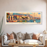 Piraeus Greece Travel Art, City Art, Framed Canvas Print or Metal Wall Art, Europe Travel Poster, Panoramic Wall Art, Extra Wide Wall Art