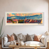 Sopron Hungary Travel Art, City Art, Framed Canvas Print or Metal Wall Art, Europe Travel Poster, Panoramic Wall Art, Extra Wide Wall Art