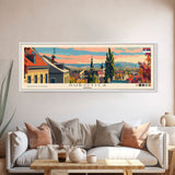 Subotica Serbia Travel Print Wall Art, Panoramic City Art, Travel Art, Wall Decor, Vacation Gift, Framed Canvas Print Or Metal Art