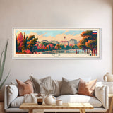 Ufa Russia Wall Art, Panoramic Travel Poster, Panoramic Framed Canvas Print, City Wall Art, Wall Hanging Home Decor, Travel Art