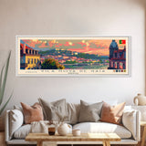 Vila Nova de Gaia Portugal Travel Print Wall Art, Panoramic City Art, Travel Art, Wall Decor, Vacation Gift, Framed Canvas Print Or Metal Art