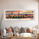 Vladimir Russia Wall Art, Panoramic Travel Poster, Panoramic Framed Canvas Print, City Wall Art, Wall Hanging Home Decor, Travel Art