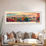 Yaroslavl Russia Wall Art, Panoramic Travel Poster, Panoramic Framed Canvas Print, City Wall Art, Wall Hanging Home Decor, Travel Art