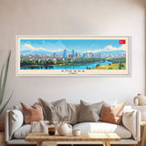 Ankara Turkey Travel Print Wall Art, Panoramic City Art, Travel Art, Wall Decor, Vacation Gift, Framed Canvas Print Or Metal Art