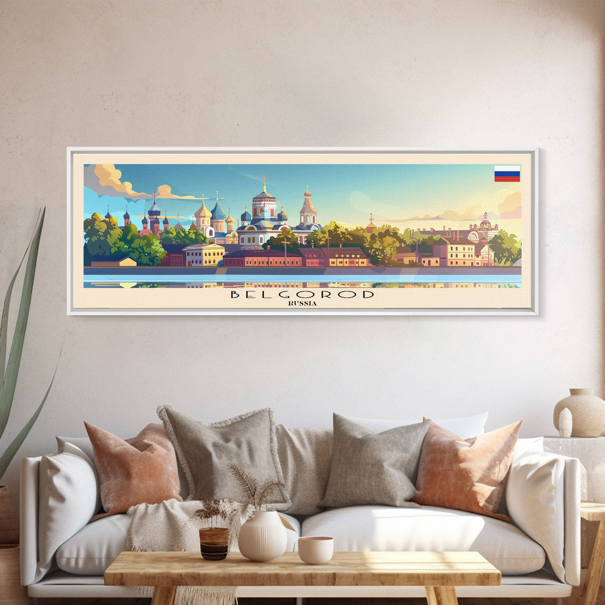 Belfast United Kingdom Travel Art, City Art, Framed Canvas Print or Metal Wall Art, Europe Travel Poster, Panoramic Wall Art, Extra Wide Wall Art