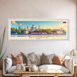 Belfast United Kingdom Travel Art, City Art, Framed Canvas Print or Metal Wall Art, Europe Travel Poster, Panoramic Wall Art, Extra Wide Wall Art