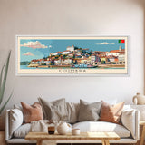 Coimbra Portugal Travel Art, City Art, Framed Canvas Print or Metal Wall Art, Europe Travel Poster, Panoramic Wall Art, Extra Wide Wall Art