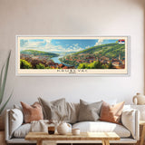 Krusevac Serbia Travel Art, City Art, Framed Canvas Print or Metal Wall Art, Europe Travel Poster, Panoramic Wall Art, Extra Wide Wall Art