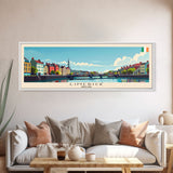 Limerick Ireland Travel Print Wall Art, Panoramic City Art, Travel Art, Wall Decor, Vacation Gift, Framed Canvas Print Or Metal Art