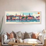 Norrkoping Sweden Travel Print Wall Art, Panoramic City Art, Travel Art, Wall Decor, Vacation Gift, Framed Canvas Print Or Metal Art