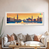 Padua Italy Wall Art, Panoramic Travel Poster, Panoramic Framed Canvas Print, City Wall Art, Wall Hanging Home Decor, Travel Art