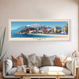 Patras Greece Travel Art, City Art, Framed Canvas Print or Metal Wall Art, Europe Travel Poster, Panoramic Wall Art, Extra Wide Wall Art