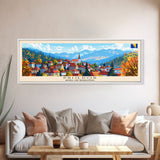 Prijedor Bosnia Travel Art, City Art, Framed Canvas Print or Metal Wall Art, Europe Travel Poster, Panoramic Wall Art, Extra Wide Wall Art